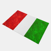 イタリア国旗デザイン ドアマット (アングル)