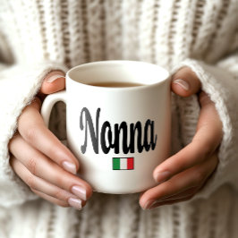 イタリア国旗ノンナマグ コーヒーマグカップ