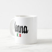 イタリア国旗ノンナマグ コーヒーマグカップ (正面左)