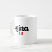 イタリア国旗マグカップ クジーナ コーヒーマグカップ (正面左)