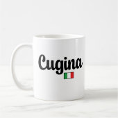 イタリア国旗マグカップ クジーナ コーヒーマグカップ (左)