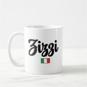 イタリア国旗マグ コーヒーマグカップ (左)