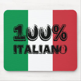 イタリア国旗三色 100% イタリア製 マウスパッド