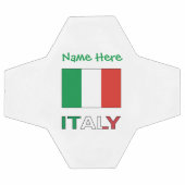 イタリア国旗共和国記念日プライドパーソナライズギフト サッカーボール (フラット)