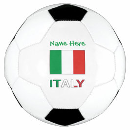 イタリア国旗共和国記念日プライドパーソナライズギフト サッカーボール