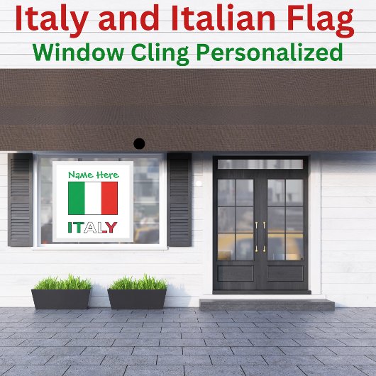 イタリア国旗共和国記念日 プライド ギフト ウィンドウサイン