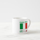 イタリア国旗共和国記念日 プライド ギフト エスプレッソカップ (正面右)