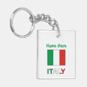 イタリア国旗共和国記念日 プライド ギフト キーホルダー (正面左)