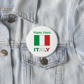 イタリア国旗共和国記念日 プライド ギフト 缶バッジ (インサイチュ)