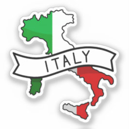 イタリア国旗地図愛国イタリアプライドワールドカップF シール