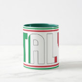 イタリア国旗愛国コーヒー マグカップ (中央)