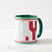 イタリア国旗愛国コーヒー マグカップ (正面右)