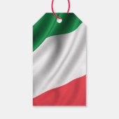 イタリア国旗愛国心サービス名誉勇気 ギフトタグ (裏面)