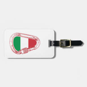 イタリア国旗登山カラビナー ラゲッジタグ