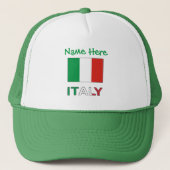 イタリア国旗記念日 プライド ギフト キャップ (正面)
