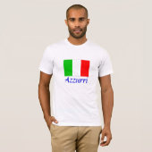 イタリア国旗「アズーリ」 Tシャツ (正面フル)