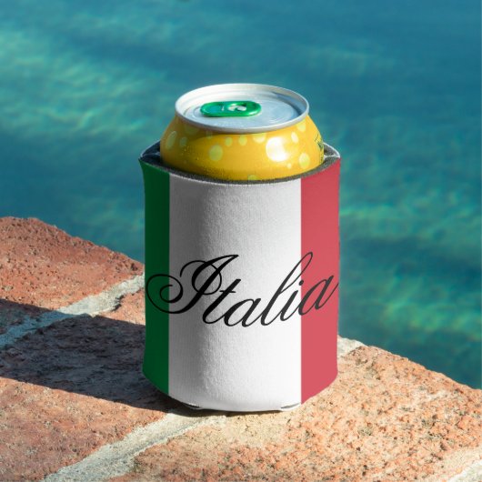 イタリア国旗 イタリアの誇り ヨーロッパ 国 缶クーラー (インサイチュ プール)