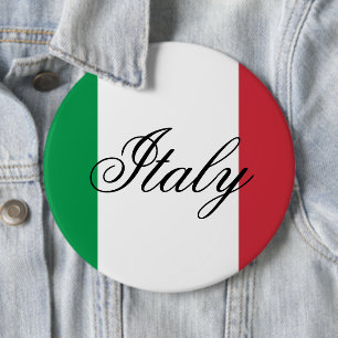 イタリア国旗 イタリアの誇り ヨーロッパ 国 缶バッジ