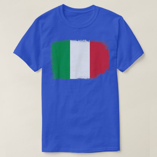 イタリア国旗 イタリア イタリア ローマ ヨーロッパ ピザ フローレンス Tシャツ (デザイン正面)