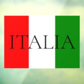イタリア国旗 イタリア サイン ウィンドウサイン (シート3)