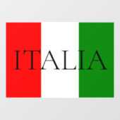 イタリア国旗 イタリア サイン ウィンドウサイン (シート)