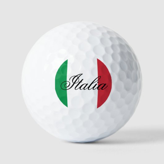 イタリア国旗 イタリア プライド ヨーロッパ 国 ゴルフボール (正面)