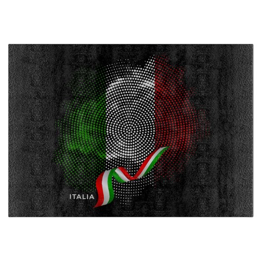 イタリア国旗 カッティングボード (正面)