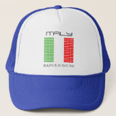 イタリア国旗 キャップ (正面)