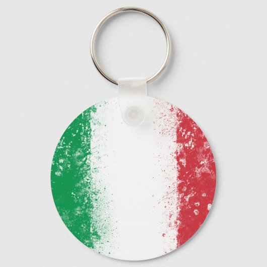 イタリア国旗 キーホルダー (正面)