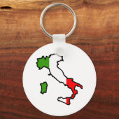 イタリア国旗 キーホルダー (正面)