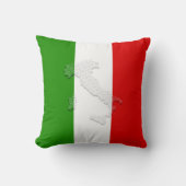 イタリア国旗 クッション (正面)