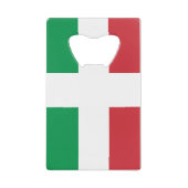 イタリア国旗 クレジットカード栓抜き (正面)