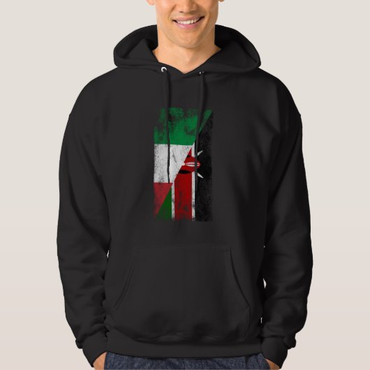 イタリア国旗 – ケニイタリアンア パーカ (正面)