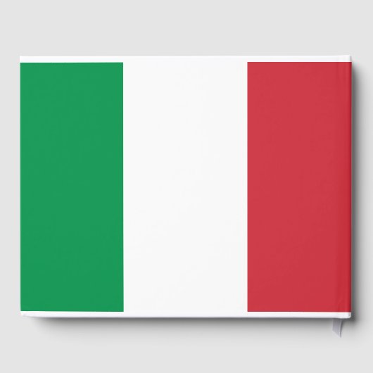 イタリア国旗 ゲストブック (裏面)