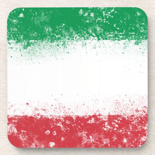 イタリア国旗 コースター (正面)