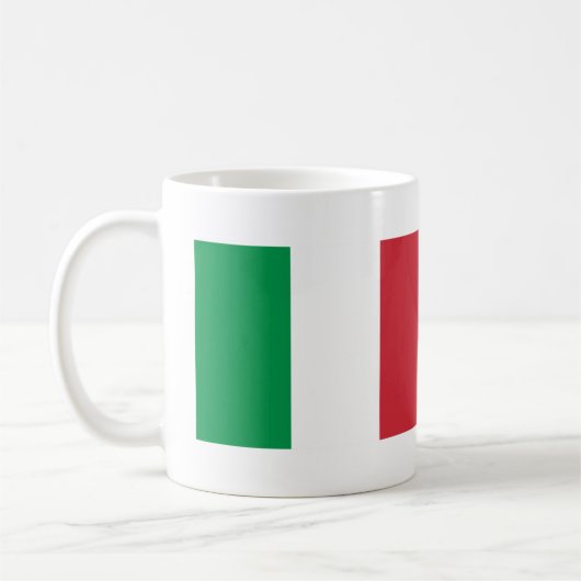 イタリア国旗 コーヒーマグカップ (左)