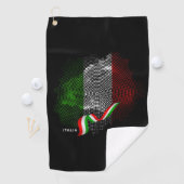 イタリア国旗 ゴルフタオル (インサイチュ)