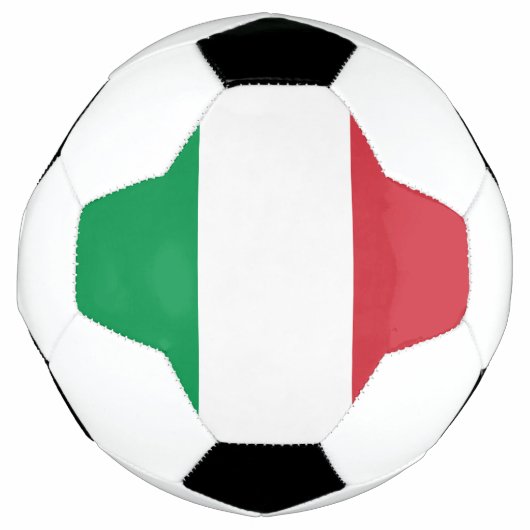 イタリア国旗 サッカーボール (正面)