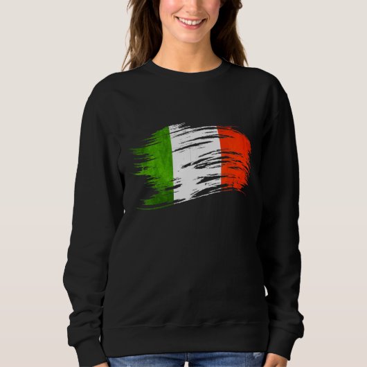 イタリア国旗 スウェットシャツ (正面)