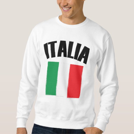 イタリア国旗 スウェットシャツ (正面)