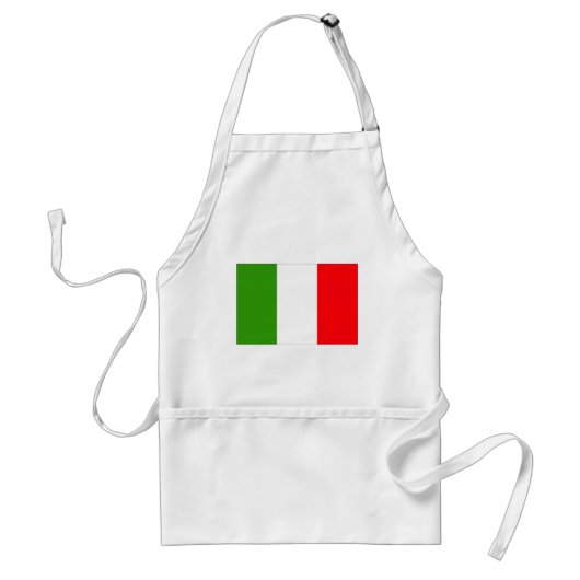 イタリア国旗 スタンダードエプロン (正面)