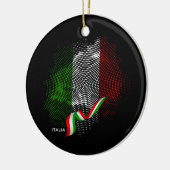 イタリア国旗 セラミックオーナメント (左)