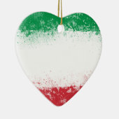 イタリア国旗 セラミックオーナメント (右)