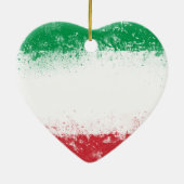 イタリア国旗 セラミックオーナメント (裏面)