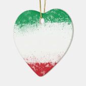 イタリア国旗 セラミックオーナメント (左)