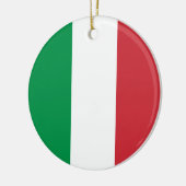 イタリア国旗 セラミックオーナメント (左)