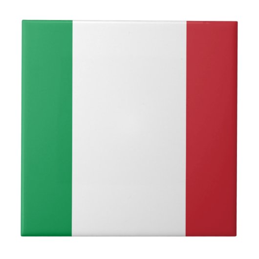 イタリア国旗 タイル (正面)