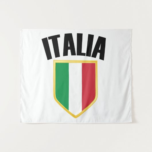 イタリア国旗 タペストリー (正面(横))