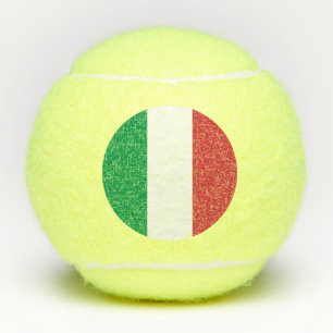 イタリア国旗 テニスボール