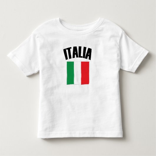 イタリア国旗 トドラーTシャツ (正面)